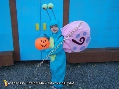 Homemade Gary the Snail Halloween Costume