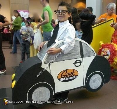 Homemade Geek Squad Halloween Costume