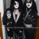 Homemade Gene, Paul and Ace from KISS  Kids Costume