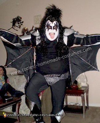 Homemade Gene Simmons and Kiss Group Costumes