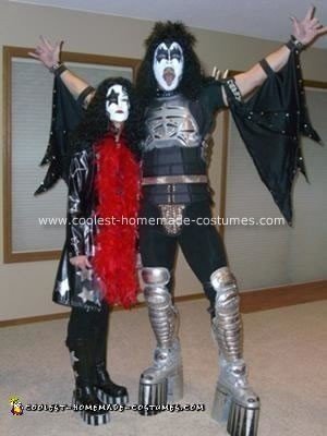 Homemade Gene Simmons and Paul Stanley of KISS Costumes