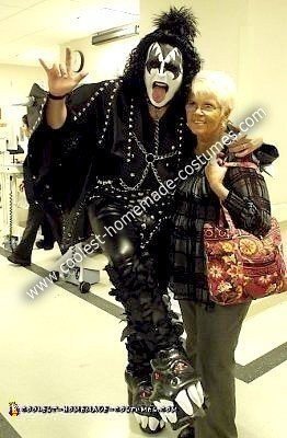 Homemade Gene Simmons Costume