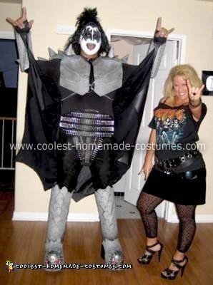 Homemade Gene SImmons God of Thunder Halloween Costume