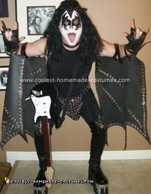 Homemade Gene Simmons Halloween Costume