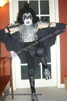 Homemade Gene Simmons Rock God Costume