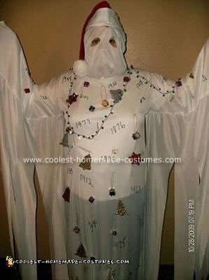 Homemade Ghost of Christmas Past Costume