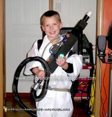 Homemade Ghostbuster Halloween Costume