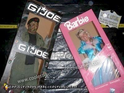 Homemade G.I. Joe and Barbie Costumes