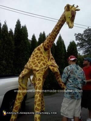 Homemade Giraffe Costume