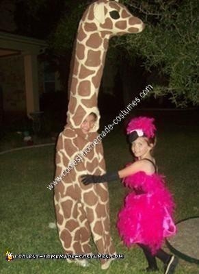 Homemade Giraffe Halloween Costume Idea