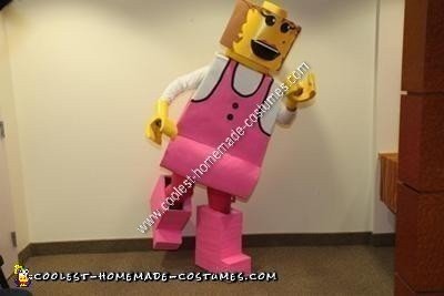 Homemade Girl Lego Minifigure Costume