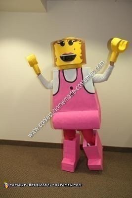 Homemade Girl Lego Minifigure Costume