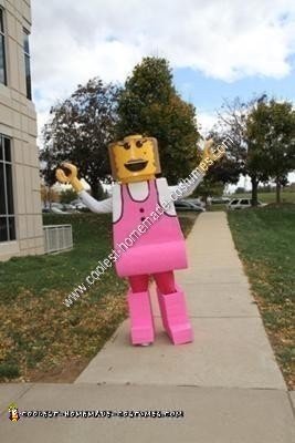 Homemade Girl Lego Minifigure Costume