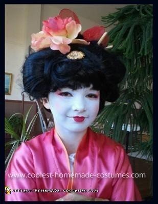 Coolest Homemade Girl's Geisha Costume