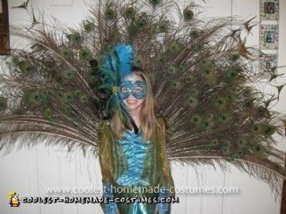 Homemade Girl's Peacock Costume