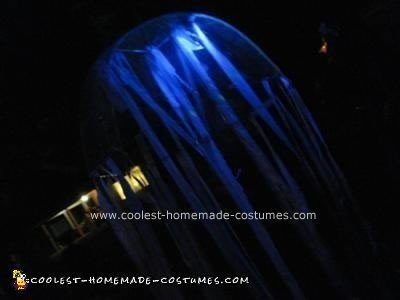 Homemade Glowing Jellyfish Costume