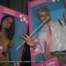 Homemade Gold Digger Barbie and Latino Ken Couple Costume