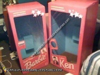 Homemade Gold Digger Barbie and Latino Ken Couple Costume