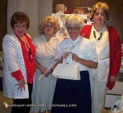 Homemade Golden Girls Group Costume Idea