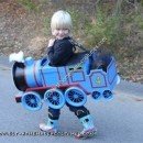 Homemade Gordon the Train Child Halloween Costume Idea