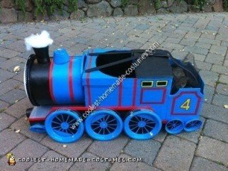 Homemade Gordon the Train Child Halloween Costume Idea