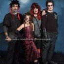 Homemade Goth Family Costumes