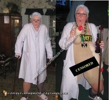 Homemade Granny Gone Wild Costume