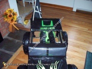 Homemade Grave Digger Monster Truck Halloween Costume