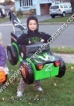 Homemade Grave Digger Monster Truck Halloween Costume