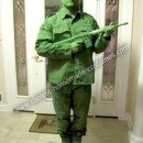 Homemade Green Army Man Costume