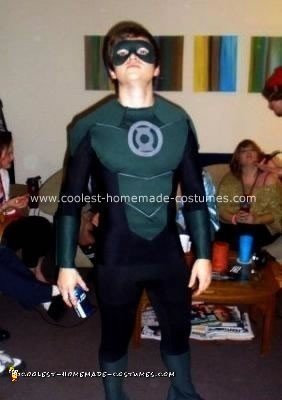 Homemade Green Lantern Costume