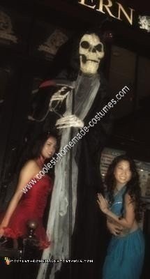 Homemade Grim Reaper on Stilts Costume