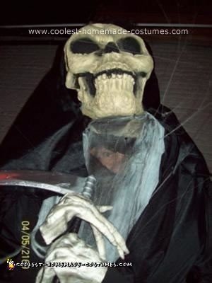 Homemade Grim Reaper on Stilts Costume