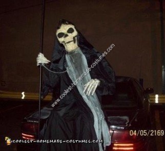 Homemade Grim Reaper on Stilts Costume