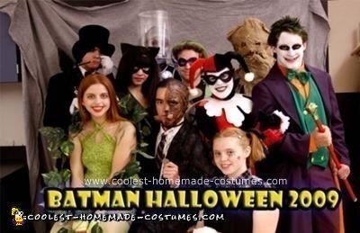 Homemade Group Batman Villains Costumes