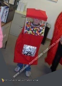 Homemade Gumball Machine Costume