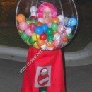 Homemade Gumball Machine Halloween Costume Idea