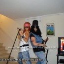 Homemade Guns 'N' Roses Couple Costume