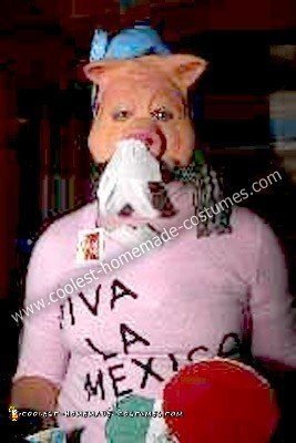 Homemade H1N1 Swine Flu Costume