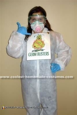 Homemade H1N1 Swine Flu Halloween Costume