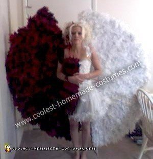 Homemade Half Devil Half Angel Costume