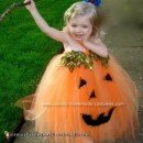 Homemade Halloween Pumpkin Costume