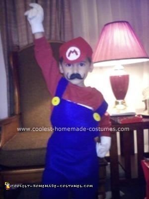 Homemade Halloween Super Mario Costume