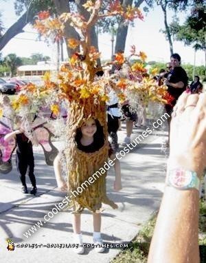 Homemade Halloween Tree Costume