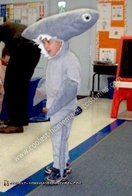 Homemade Hammer Head Shark Costume