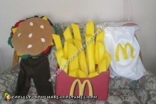 Homemade Happy Meal Triplets Halloween Costume Ideas