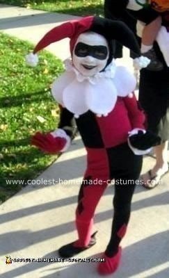 Homemade Harley Quinn from Batman Costume