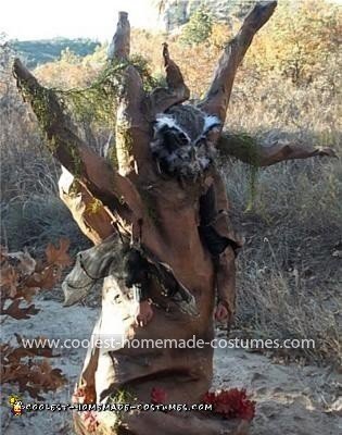 Homemade Haunted Tree Costume