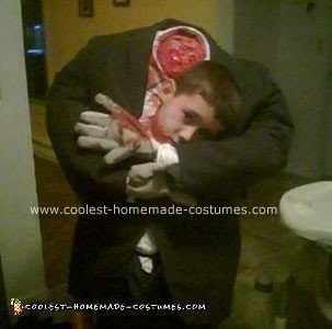 Homemade Headless Boy Costume
