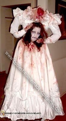 Homemade Headless Bride Costume